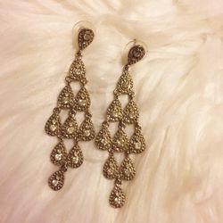 Silver earrings