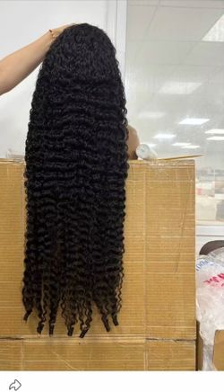 Burmese curly wig