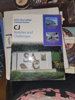 Criminal Justice Realities And Challenges Book Santa Ana College