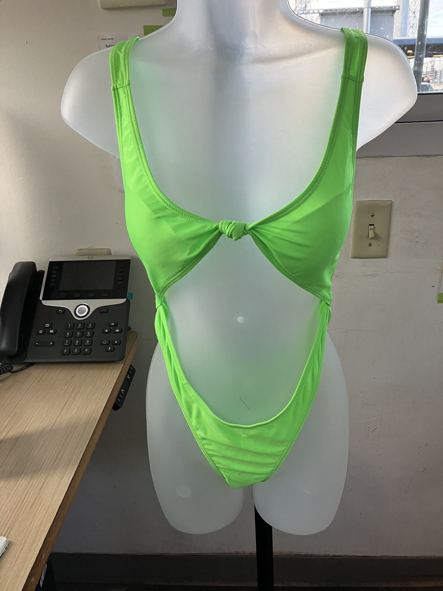 Brand New Bright, Green Swimsuit Size Small ..