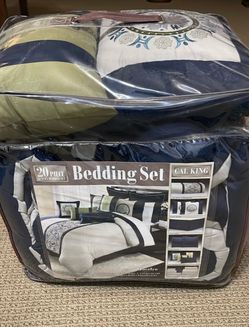 20 piece bedding brand new cal king