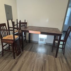 Used Wooden Dining Room Table