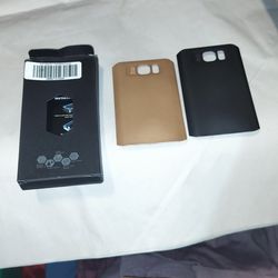 Two Pack Slip Grip Galaxy S7 Gold And Dark Gray