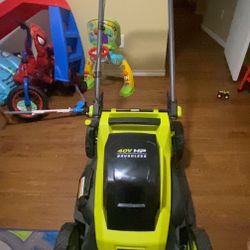 RYOBI lawnmower 40V BATTERY