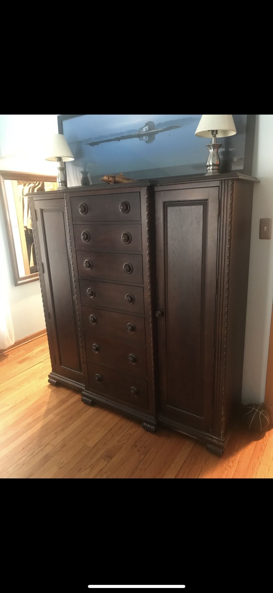 Solid Wood Armoire