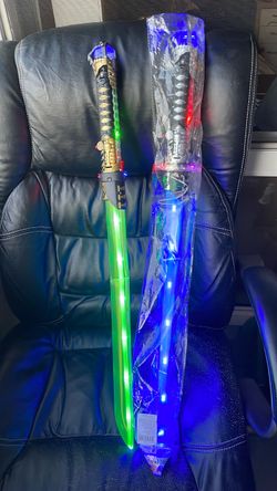 LED Light-Up Toy Samurai Swords – Set of 2