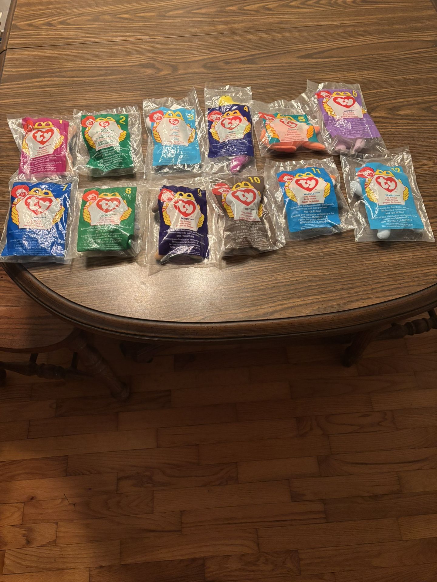 1-12 Vintage Mini Beanie Babies Unopened 1998