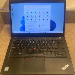 Laptop Business And Student Lenovo T490S I5 8th 16Gb Ram 256 Ssd W11 Office Pro 2021