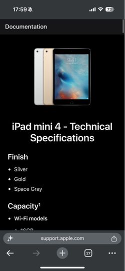 Apple iPad Mini 4 64Gb WiFi