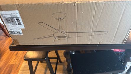 52” white 3 blade ceiling fan