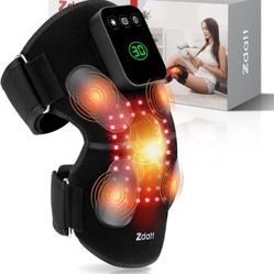 Red Light Knee Massager w/ Heat & Vibration – Cordless 5000mAh