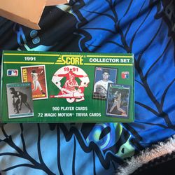 Baseball Cards: 1991 Score Collector Set 