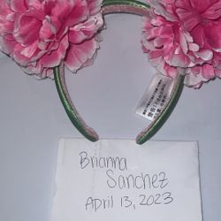 Pink Flower Ears 