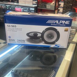 Alpine S-2S65 Looking for Hi-Res sound? No credit needed Financing Available 