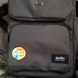 SOLO New York Tablet / Laptop Canvas Carrying Bag! NEW!
