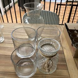 Assorted Glass Vases