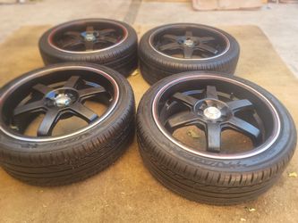 Wheel 18 4 Lugs Universal like new tires