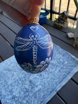 Hand painted egg