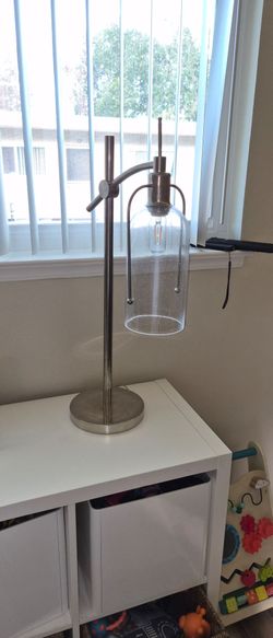 Modern Table Lamp with Glass Shade
