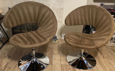 Modern Shell Chairs Brown