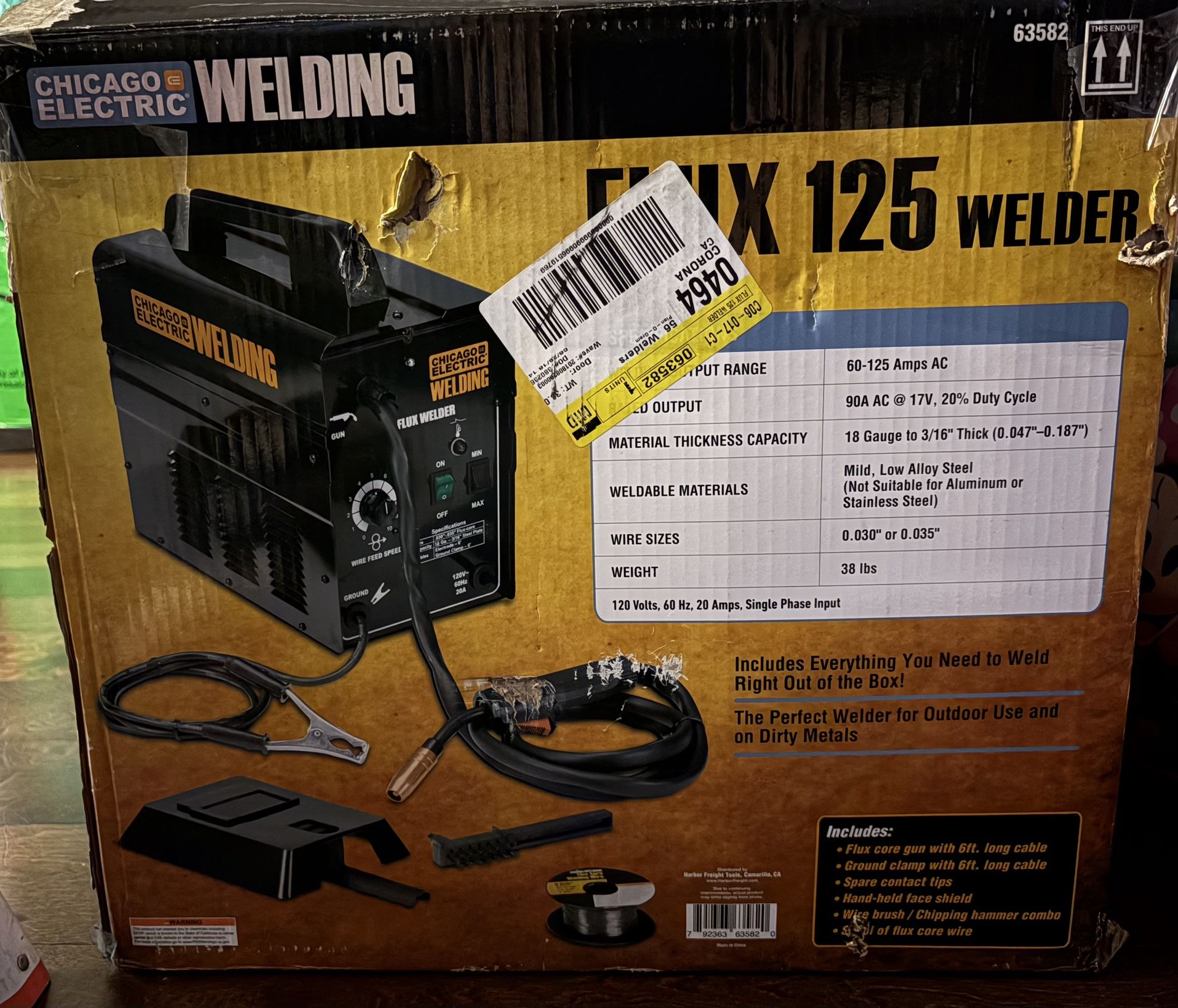 Chicago Electric Flux 125 Welder
