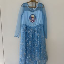 Disney Store Elsa Dress, Size 5/6