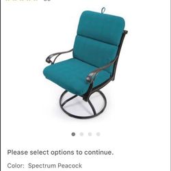 Set of 6 Sunbrella cushions