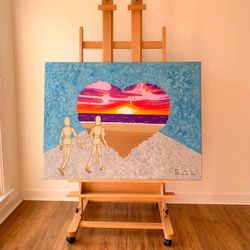 Acrylic Canvas Painting Handmade Original