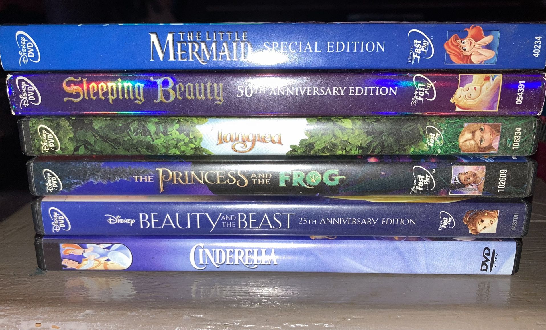 Disney Princess DVDs