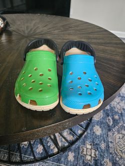Mismatched pringles x crocs  classic limited edition size Mens 7 W 9