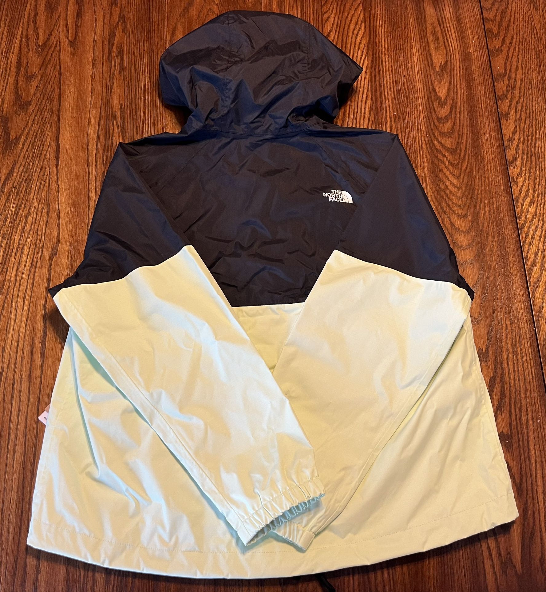 THE NORTH FACE ANTORA RAIN JACKET HOODIE UTILITY LIMECREAM DRYVENT