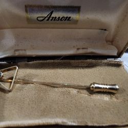 Mens Antique Tie Clip