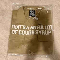 Thats A Awful Lot Of Cough Syrup Button Up Shirt
