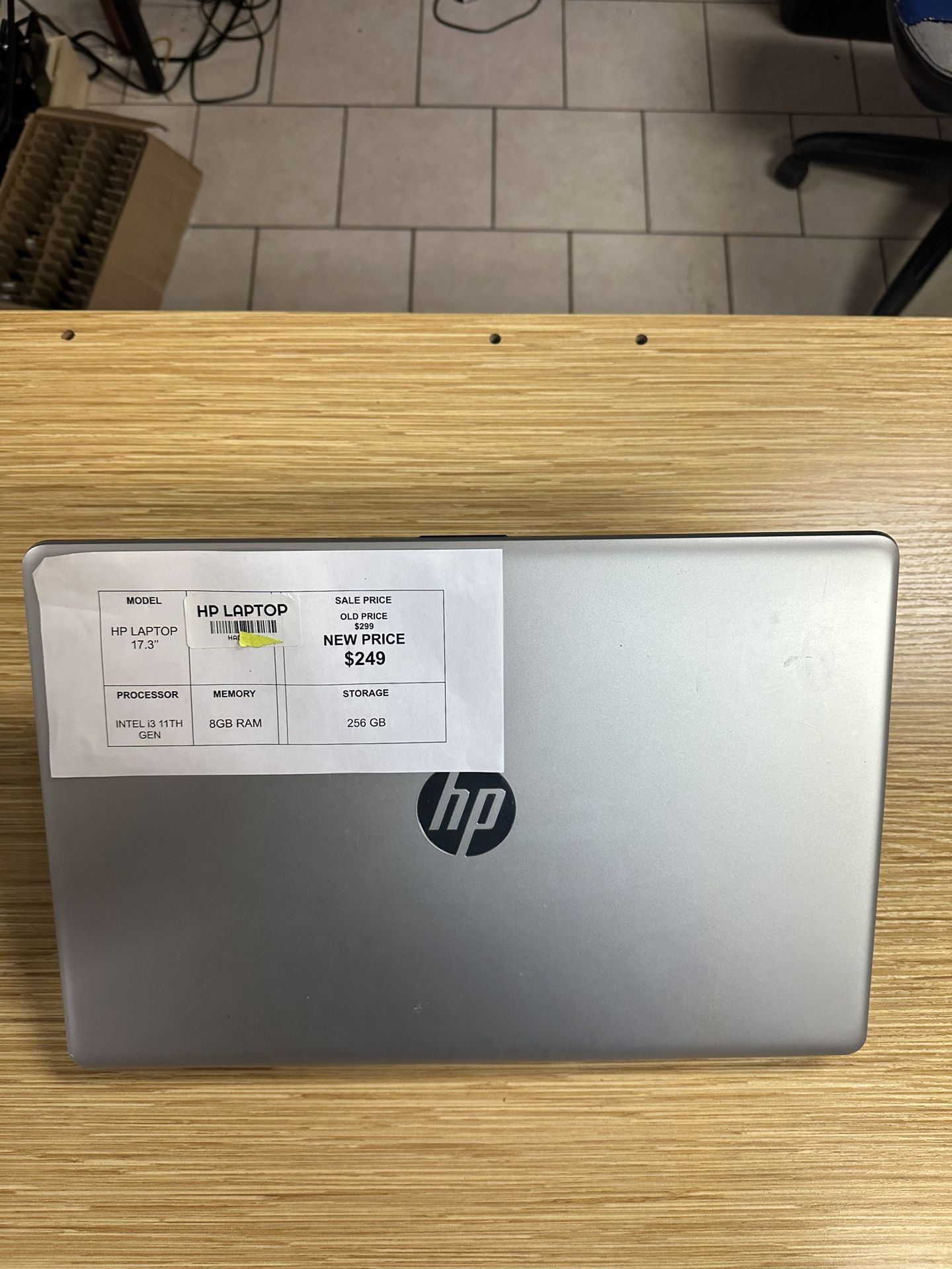 ON SALE HP LAPTOP INTEL i3 17.3”