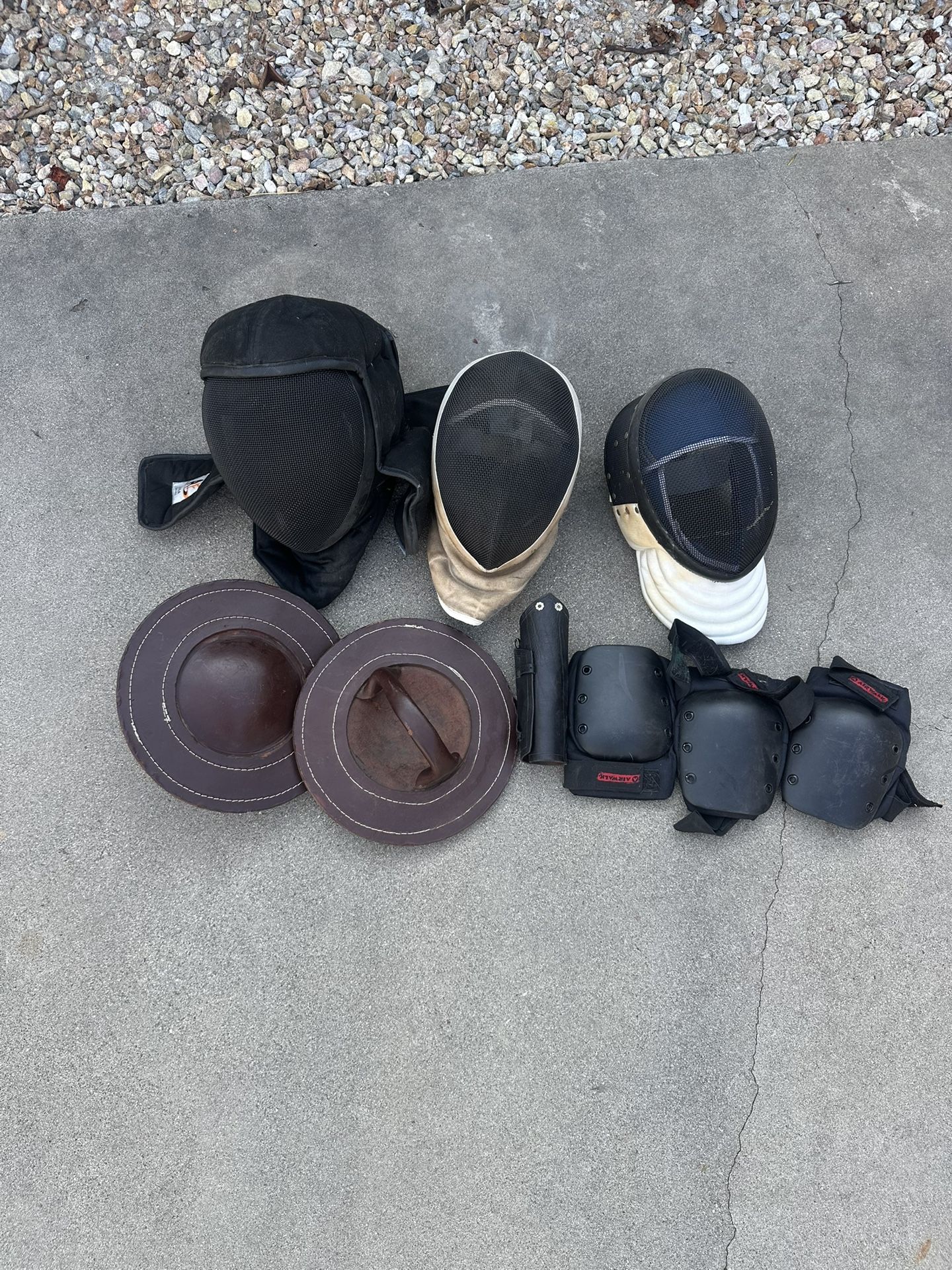 Old Fencing And Sword Fighting Protection Gear