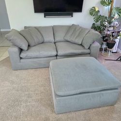 Cloud Couch 3- Piece Modular Sectional & Ottoman
