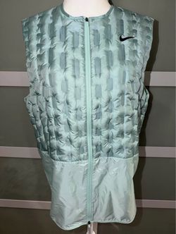 Nike Therma-FIT ADV Men's Golf Full Zip Insulated Vest Mint Green (Size Medium)⛳️ ($200 RETAIL)