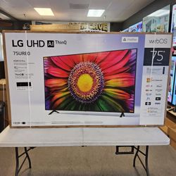 LG 75 INCH UHD TV'S IN STOCK 75UT8000 THINQ MAGIC REMOTE W/WARRANTY - PAYMENT OPTIONS