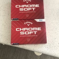 All New Callaway Chrome Soft Triple Track Golf Balls 