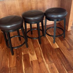 Dark Brown  Bar Stools 24”