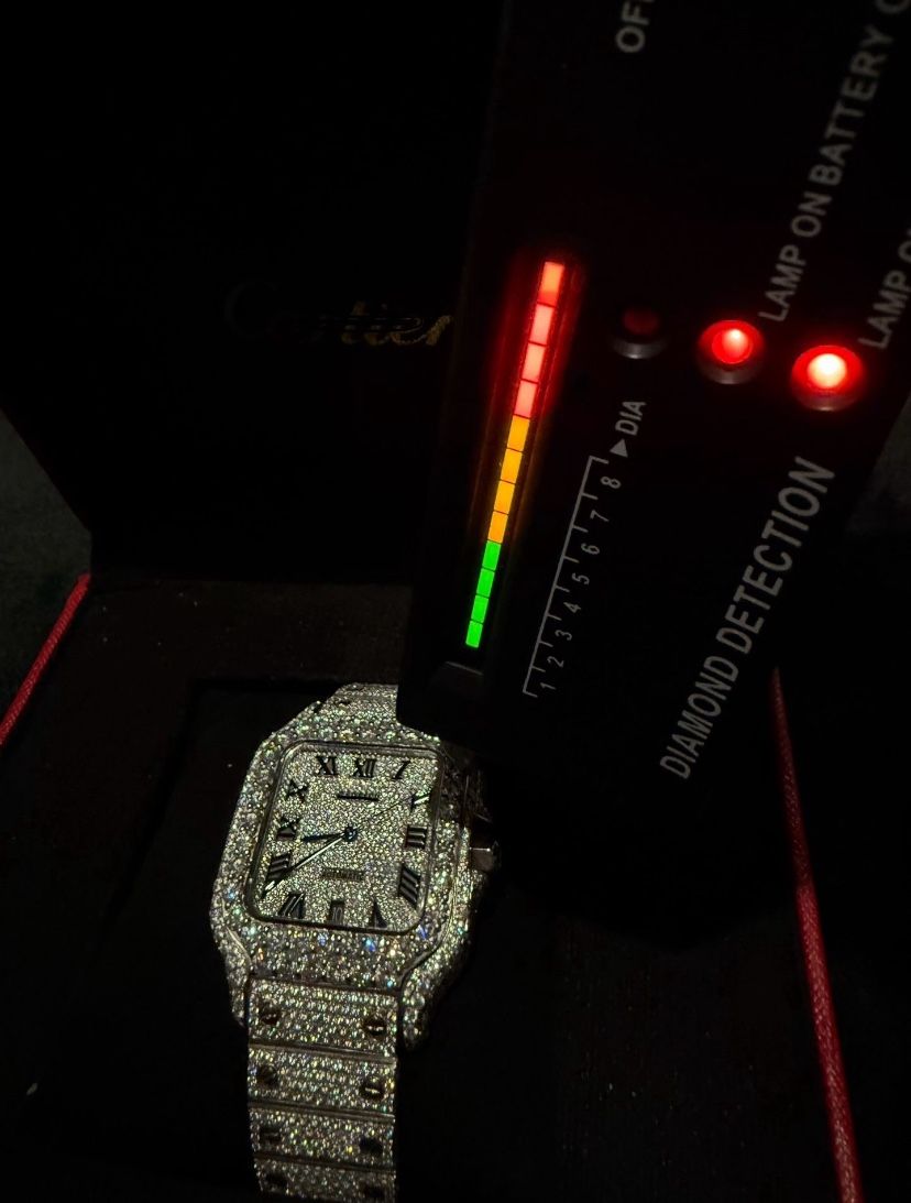 Moissinite Cartier Watch