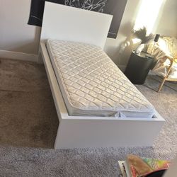 FREE Twin Bed Frame And Mattress