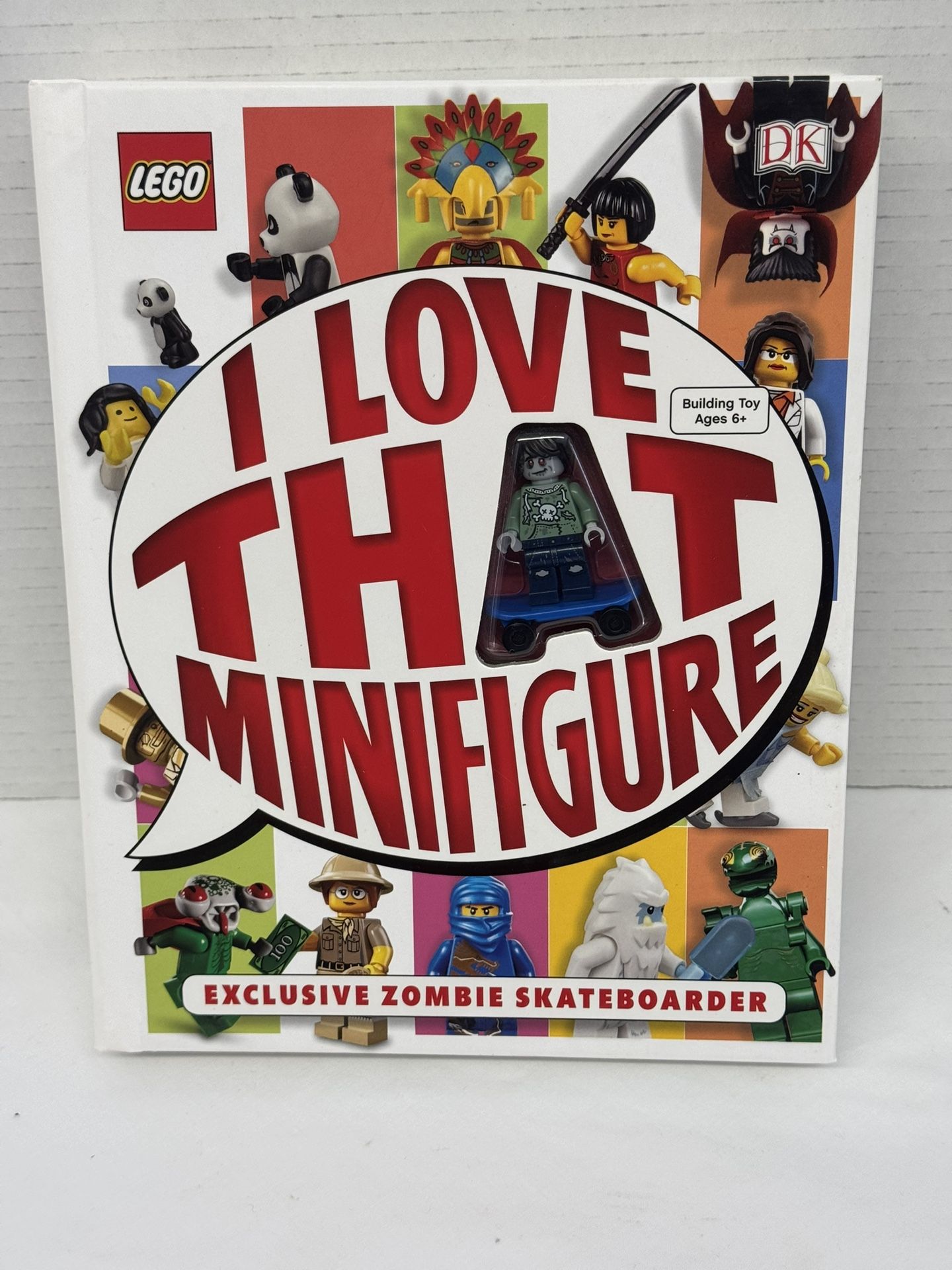 Book -LEGO I Love That Minifigure Zombie Skateboard COL227 Exclusive Minifigure+