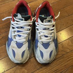 Puma Size 9 Red Whit Blue.