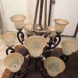 Chandelier Very elegant chandelier in good condition 36” height X 30” diameter