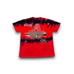 Arizona Diamondbacks MLB Liquid Blue tie dye t-shirt red men’s large 
