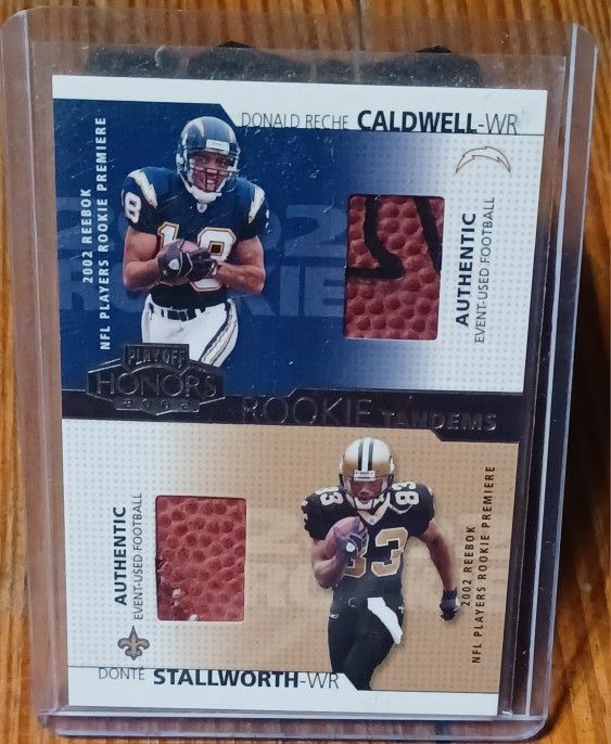 Don't Stallworth Reche Caldwell Rookie Tandems Chargers Saints 2002