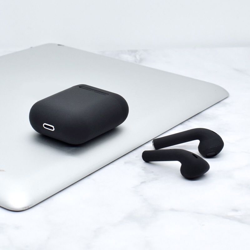 Earphones, Earbuds Wireless Bluetooth 5.0 Touch control similar to Apple Airpods, Matte Black