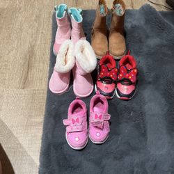 Baby girls Shoe Bundle Gently Used 
