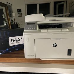 HP Laserjet Pro M148fdw All-in-1 Wireless Black & White Laser Printer / Fax / Mobile & Auto Two Sided Printing / Alexa Compatible + New  Toner 